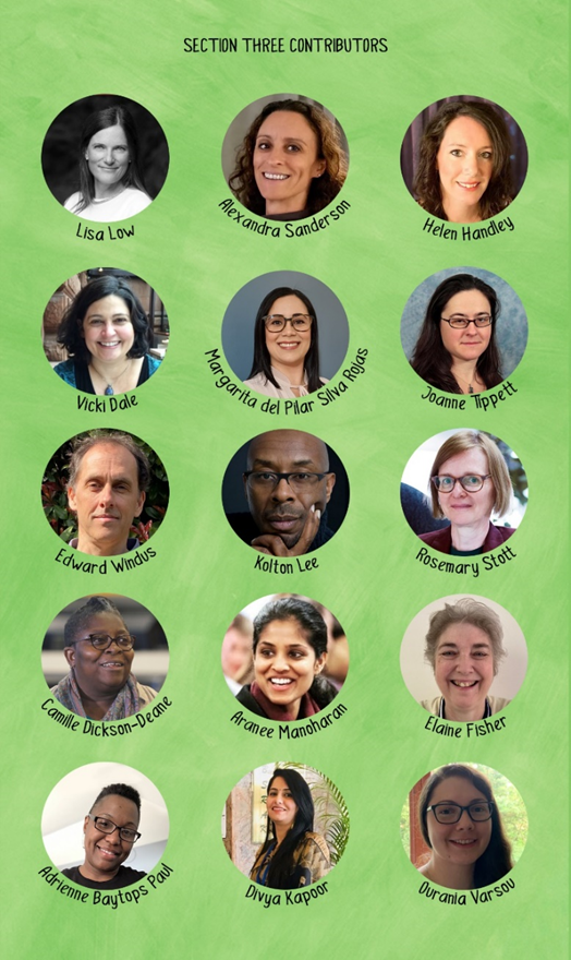 Profile photos of contributors to Section 3 (part two)