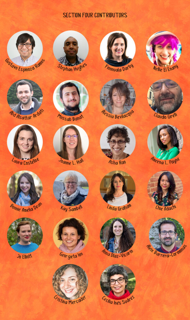 Profile photos of contributors to Section 4
